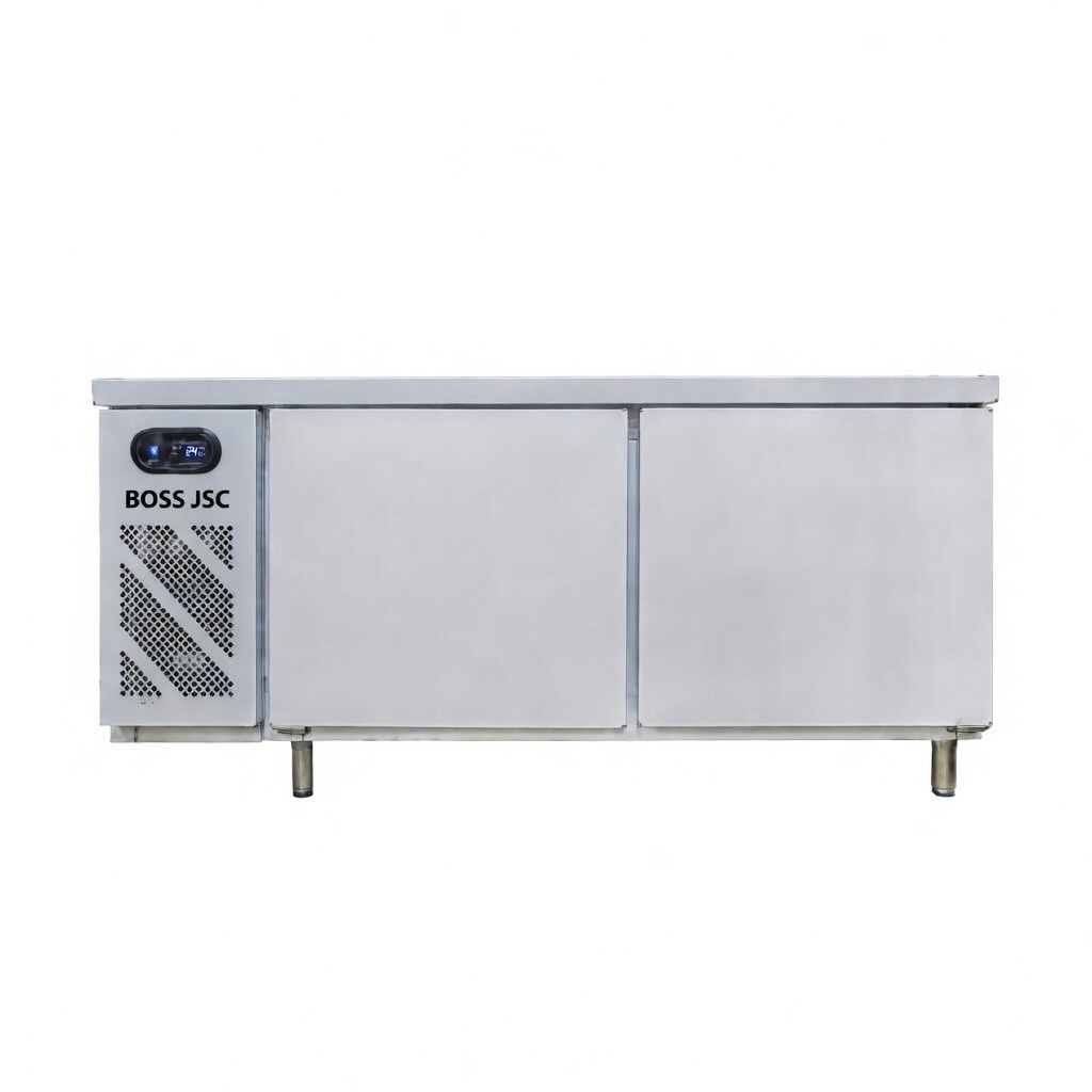 BÀN MÁT INOX DÀI 1M8 BOSS JSC CÁNH INOX (HÀNG XUẤT CHÂU ÂU )