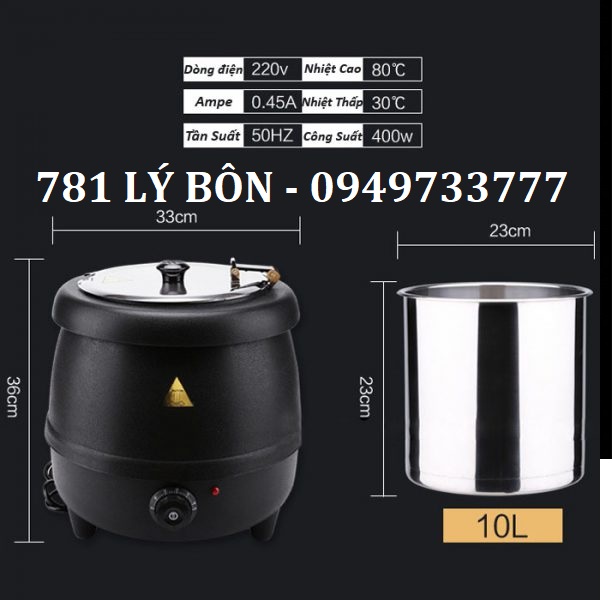NỒI Ủ TRÂN CHÂU 10L