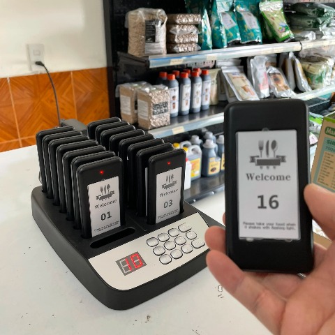 Bộ Thẻ Rung Order tự phục vụ Boss 16 Thẻ 50m