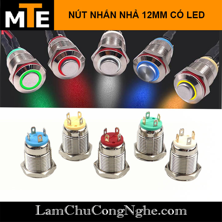 nut-nhan-nha-chong-nuoc-12mm-co-led-xanh-do-12mm-3-9v