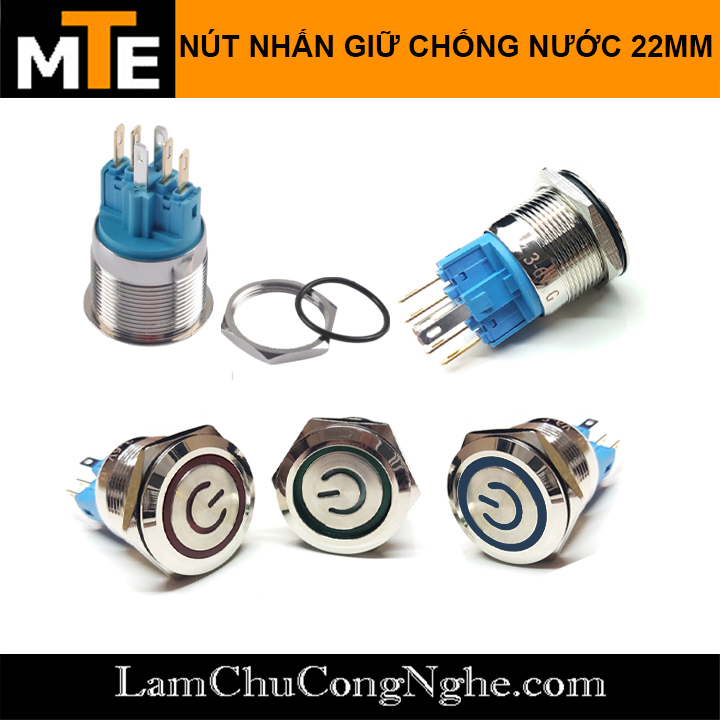 nut-nhan-tu-khoa-on-off-lo-khoet-22mm-vo-kim-loai-chong-nuoc-co-led-3-6v-12-24v-