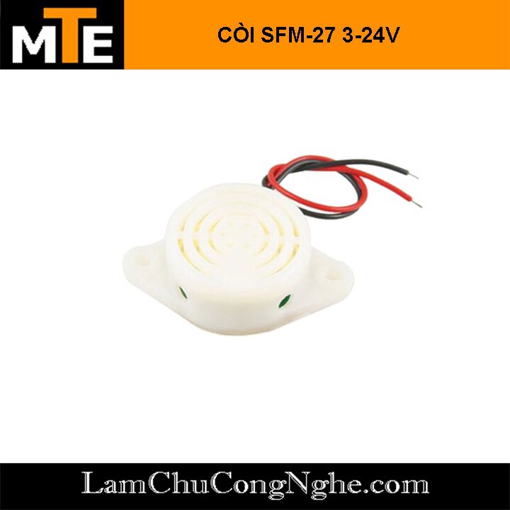 coi-bao-am-thanh-sfm-27-dien-ap-3-24vdc