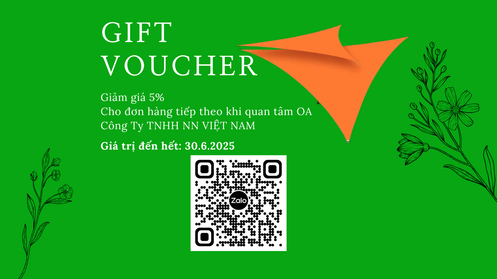 🎉 ƯU ĐÃI ĐẶC BIỆT DÀNH CHO KHÁCH HÀNG QUAN TÂM ZALO OA 🎉