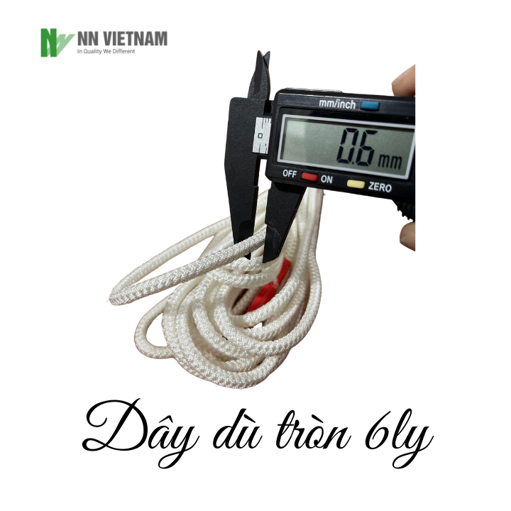 Dây rít trắng 6ly cường lực bền chắc