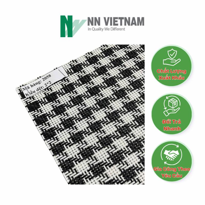 Vải lưới Textilen Khổ lưới 1.5m (kiểu dệt 2x2 sợi) - dùng cho ghế ngồi ngoài trời, ghế hồ bơi