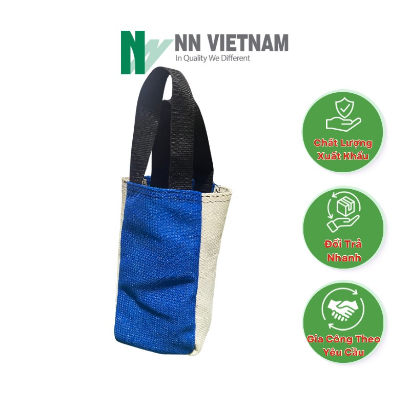 Túi lưới đựng ly giữ nhiệt - Kích thước túi 25cm x 14cm x 7cm