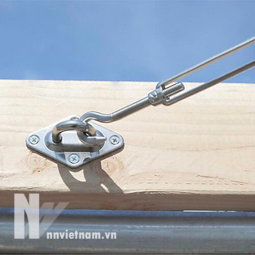 Bộ phụ kiện móc inox 304 dùng lắp đặt lưới che nắng