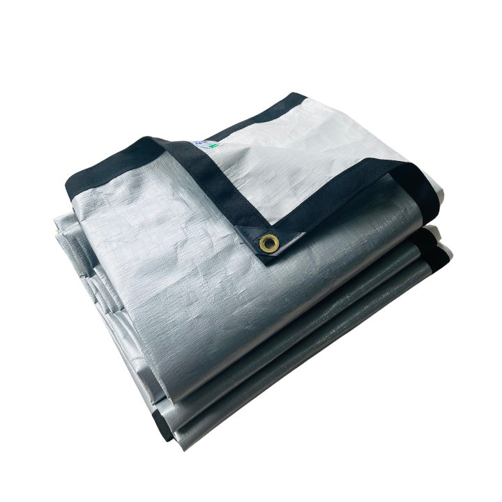 Bạt Nhựa PE Trắng Xám 200g/m² Cao Cấp – Chống Nước, Bền Đẹp, Giá Tốt