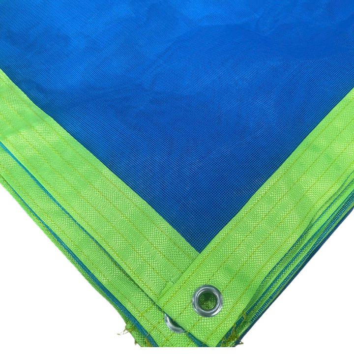 Lưới PVC 420D Che Chắn Lối Đi - Màu xanh dương 0.45M X 3M