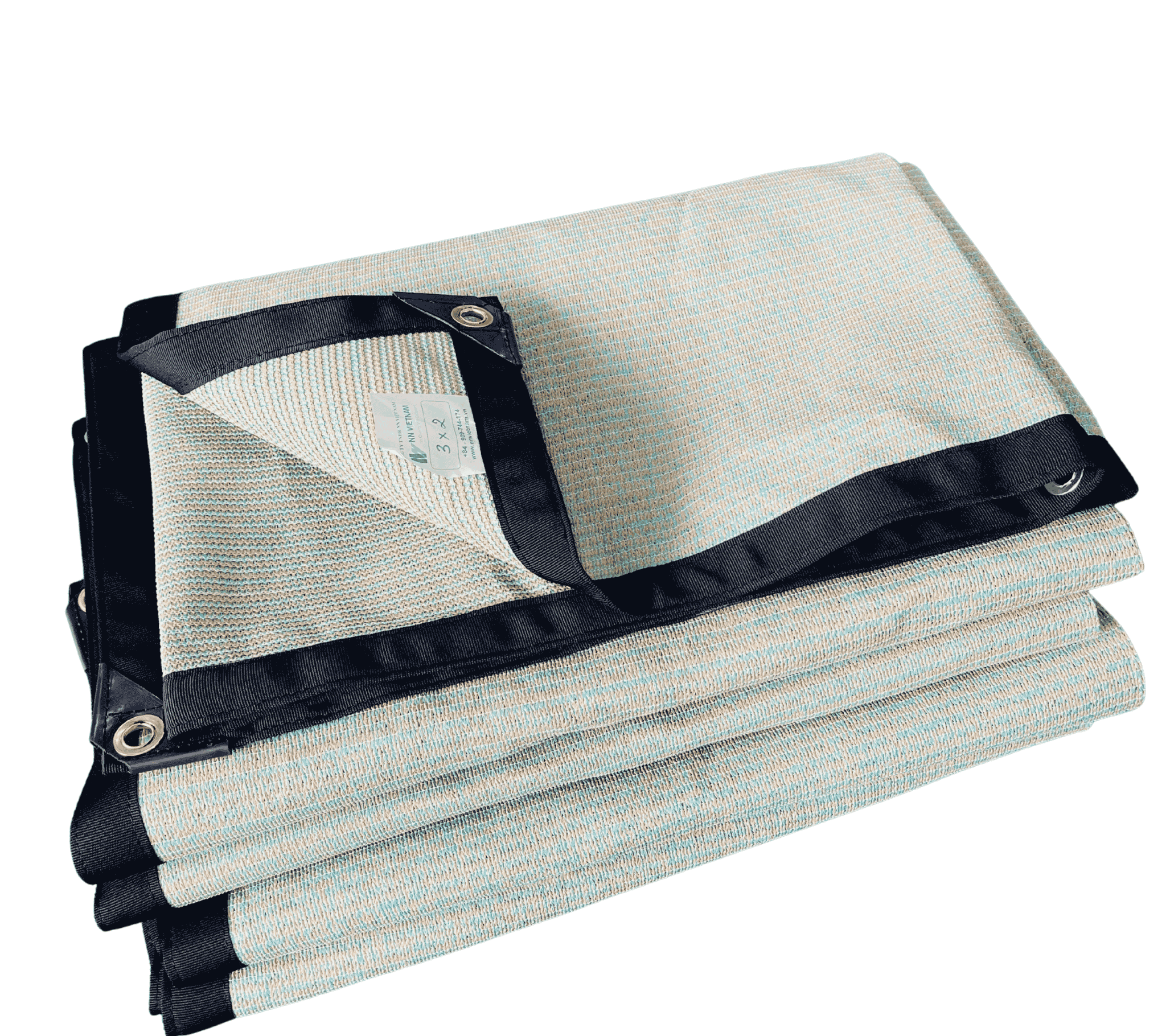Lưới che sân vườn - Lưới che nắng 90% - 325GSM Màu xanh nhạt (Light Green)