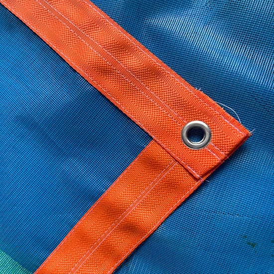 Lưới PVC may dây phản quang
