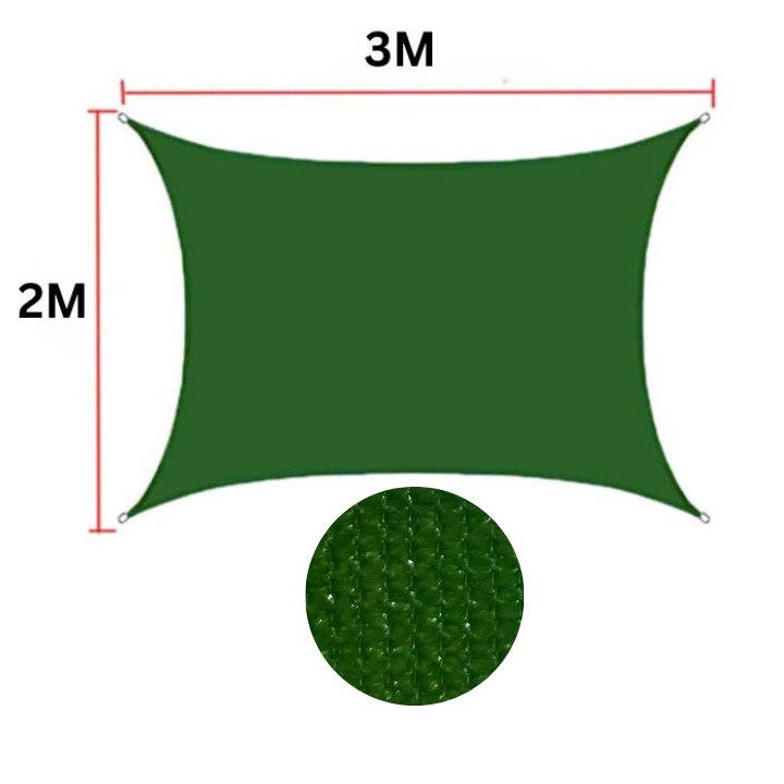 Lưới che sân vườn - Che nắng 90% -Lưới che tứ giác nhiều kích thước