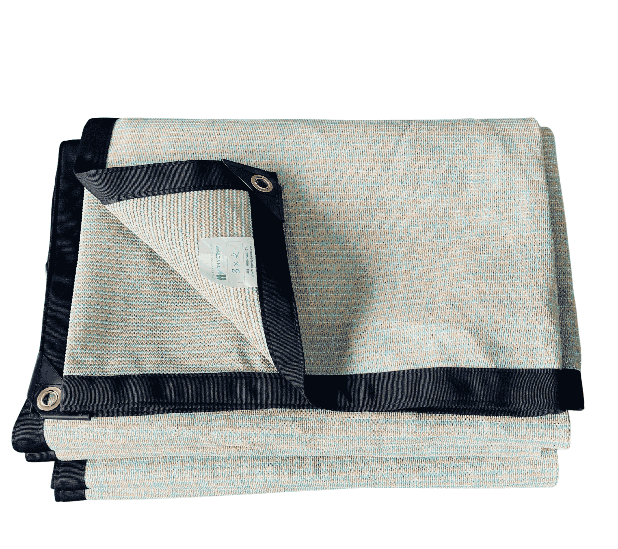 Lưới che sân vườn - Lưới che nắng 90% - 325GSM Màu xanh nhạt (Light Green)