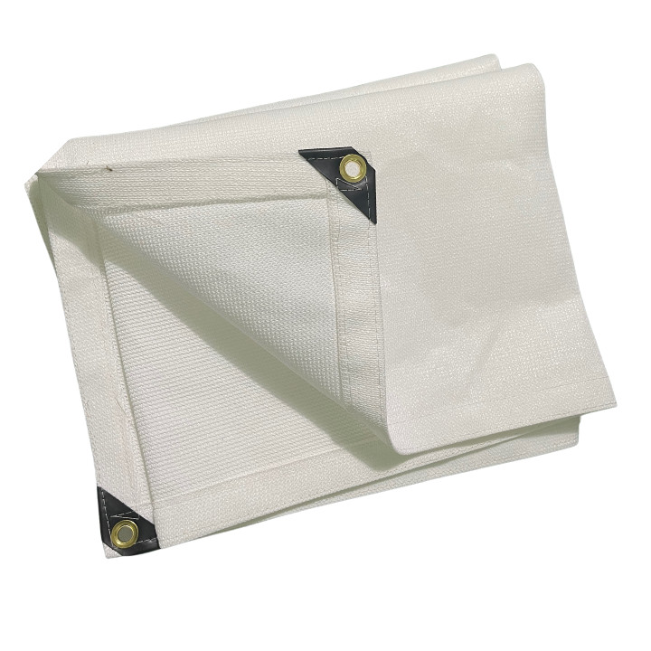 Lưới che sân vườn - Lưới che nắng 90% - 325GSM Màu trắng