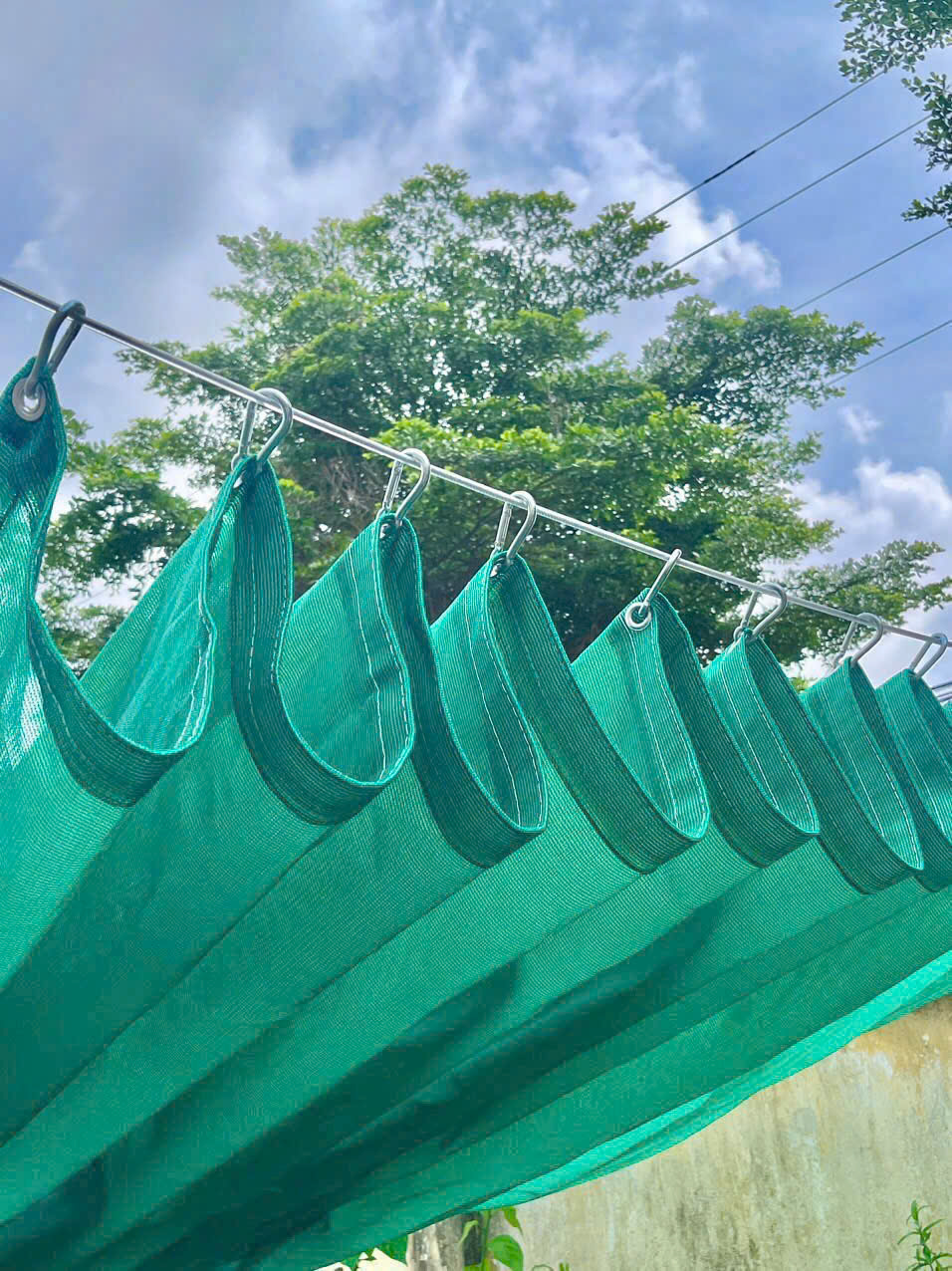 LƯỚI CHE NẮNG 80% - HDPE 230GSM - DARK GREEN