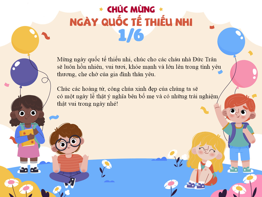 Chúc mừng Quốc Tế Thiếu Nhi 1/6