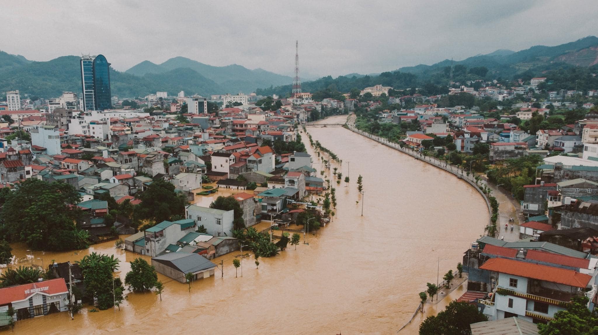 ngập lụt miền bắc