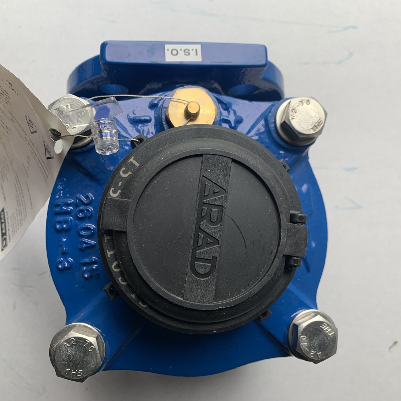 Đồng hồ đo nước mặt bích Model Woltman Silver Turbo hiệu ARAD - ISAREL