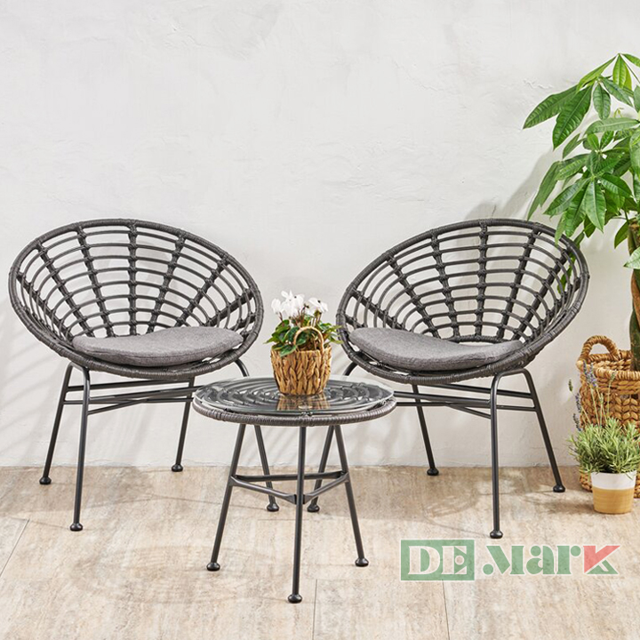 Bàn ghế mây nhựa: Nâng niu giá trị cuộc sống