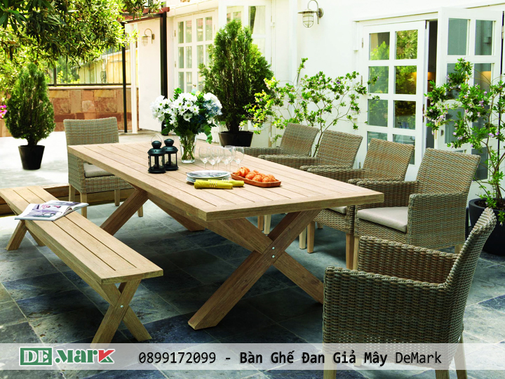 4+ Mẫu Bàn Ghế Ngoài Trời Bền Đẹp - Chịu Nắng Mưa - Tăng Tuổi Thọ Cho Vườn Nhà