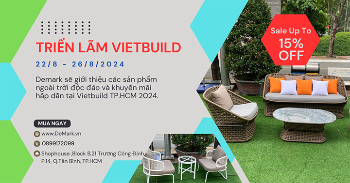DEMARK HẸN BẠN TẠI TRIỂN LÃM VIETBUILD TP.HCM THÁNG 8/2024