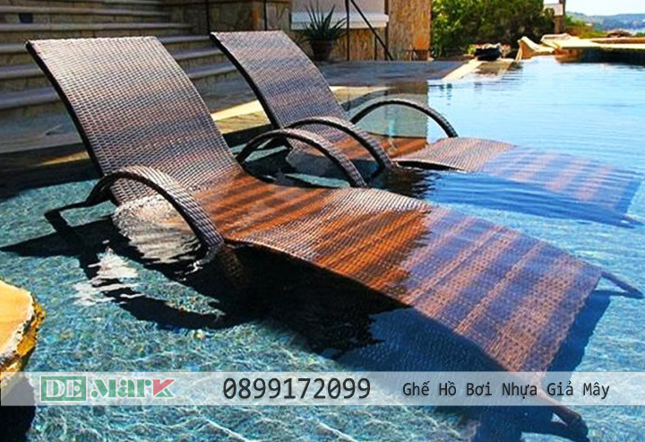 Ưu điểm khi chọn ghế hồ bơi giả mây tại DeMark