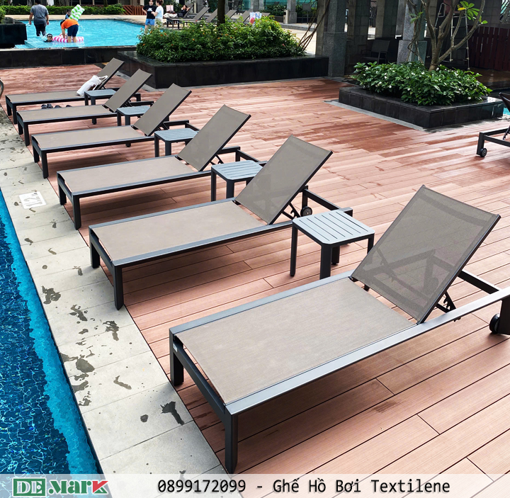 Ghế Hồ Bơi Textilene Cao Cấp – Giải Pháp Nội Thất Bền Vững Cho Khách Sạn Và Resort