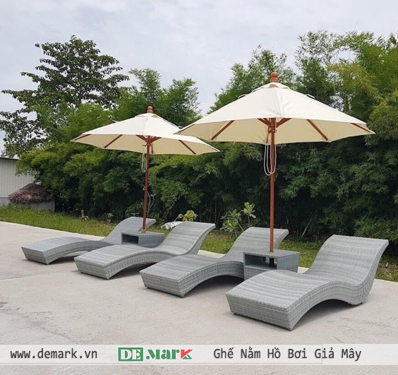 Vì Sao Nên Chọn Ghế Nằm Hồ Bơi Giả Mây Của Nội Thất DeMark?