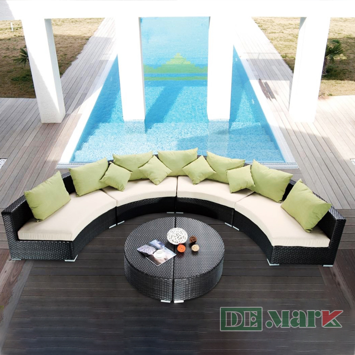 Sofa Nhựa Giả Mây Thiết Kế Dạng Tròn: Phá Cách Không Gian Sống