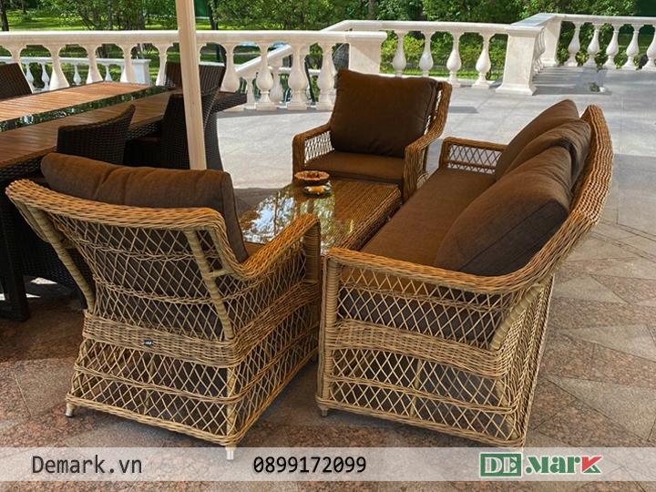 Set ghế mây thư giãn cổ điển cho không gian sang trọng