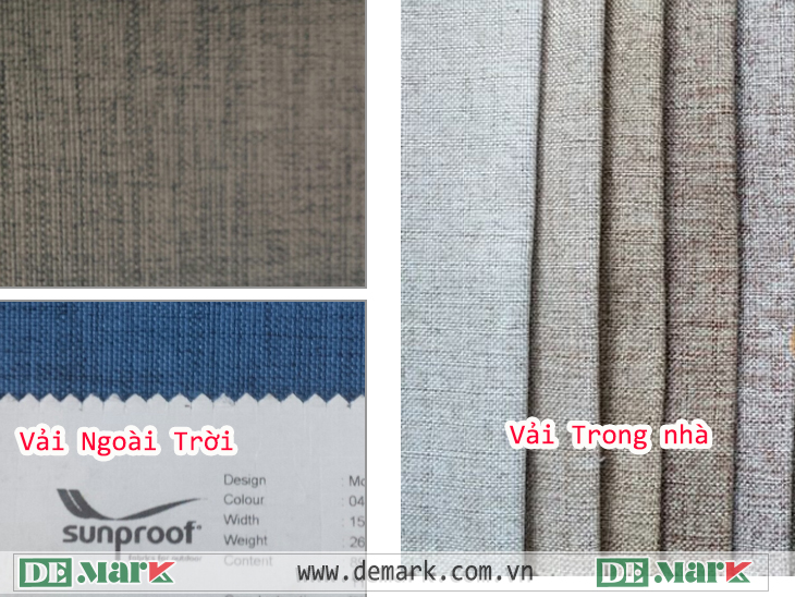 Vải Ngoài Trời Khác Vải Nội Thất Trong Nhà Như Thế Nào?