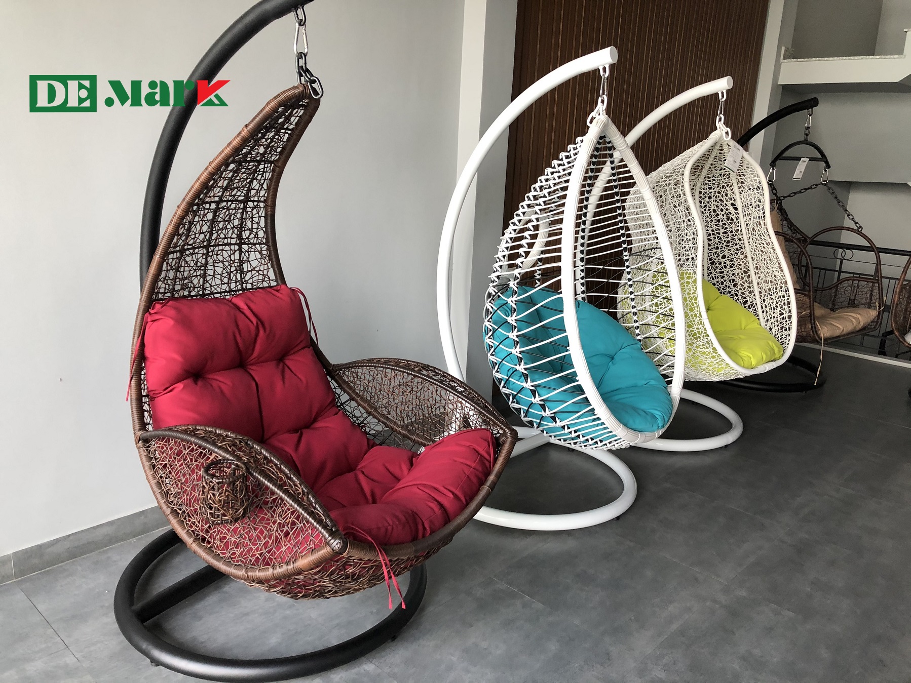 CÁC MẪU XÍCH ĐU NHỰA GIẢ MÂY ĐẸP CHO SÂN VƯỜN