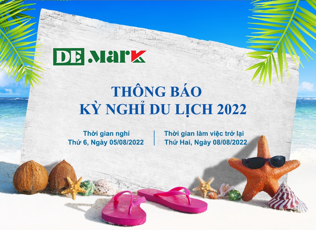 THÔNG BÁO DU LỊCH HÈ SHOWROOM DEMARK