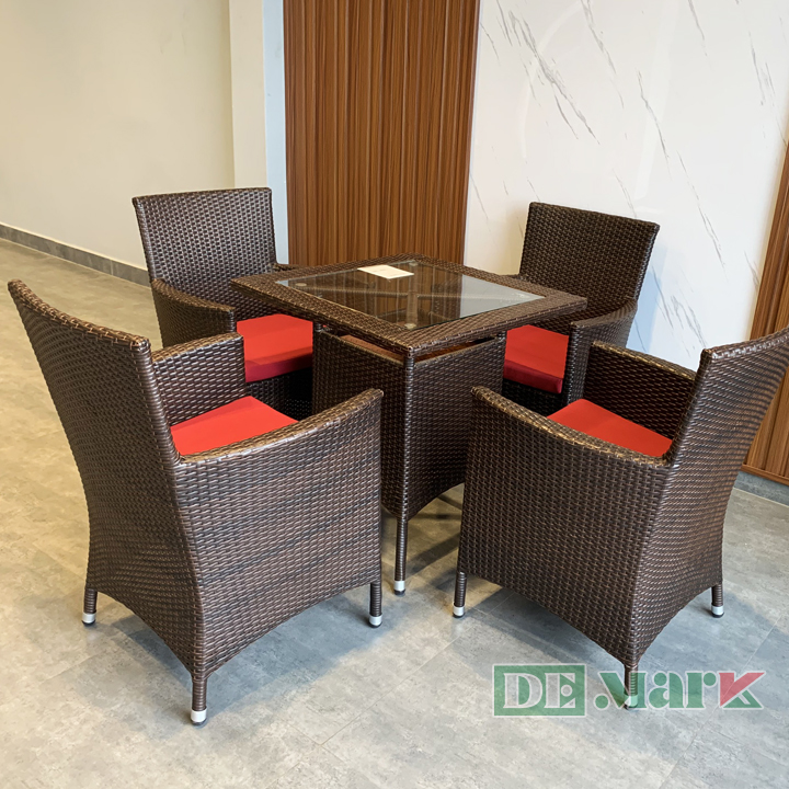 Bàn Ghế Cafe Mây Nhựa MT294