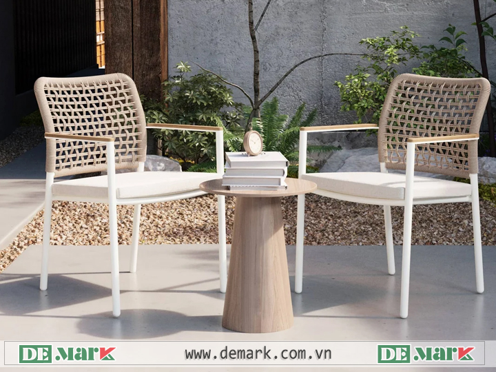 bàn ghế quán café ngoài trời