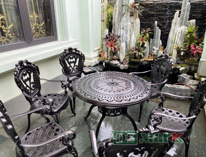 Bàn Ghế Sân Vườn Ngoài Trời DeNKTCĐ-D120
