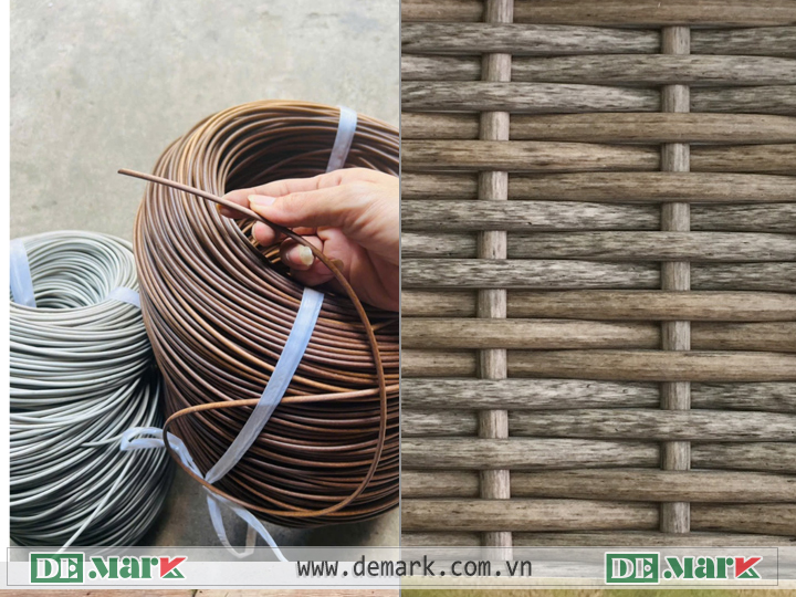 Chất lượng sợi nhựa giả mây dùng cho bàn ghế ngoài trời