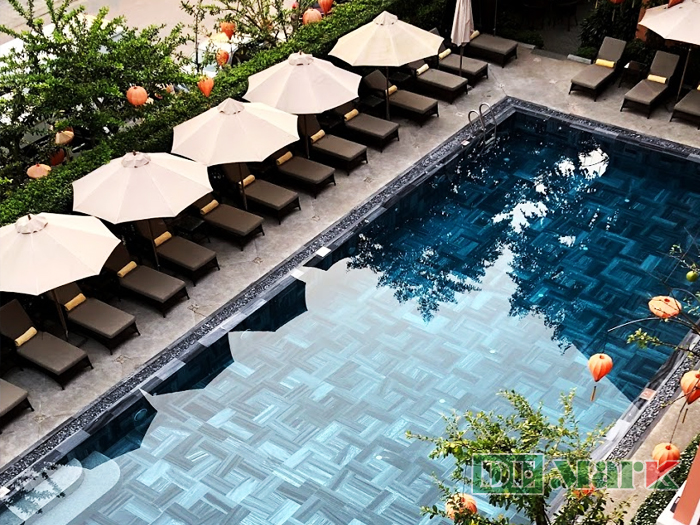 Ghế Hồ Bơi Nhựa Giả Mây 