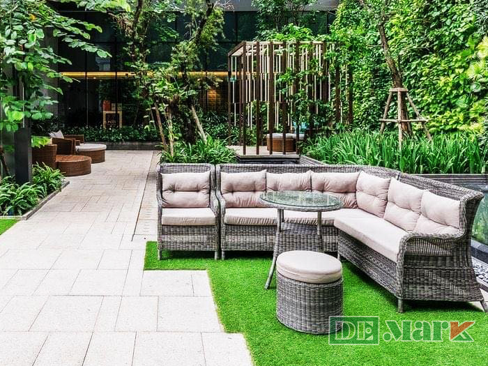 Sofa Nhựa Giả Mây 