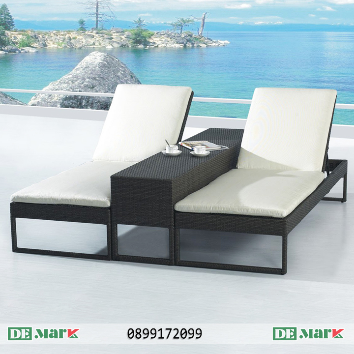 Giường Nằm Bể Bơi Mây Nhựa MT447