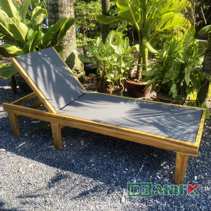 Ghế Hồ Bơi Gỗ Teak Ngoài Trời MT4053