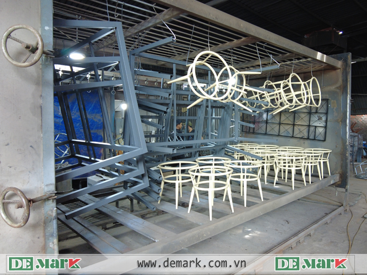 Khung thép sơn tĩnh điện cho nội thất