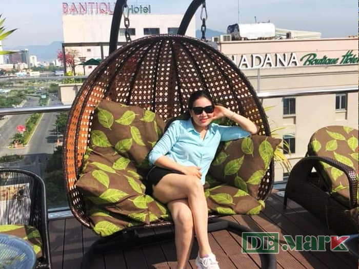 Ghế Xích Đu Nhựa Giả Mây 