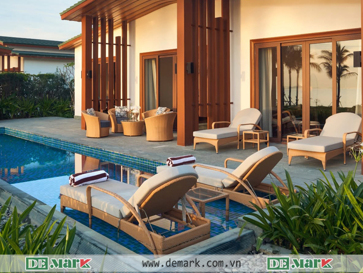 Nội thất ngoài trời chịu được mưa nắng DeMark