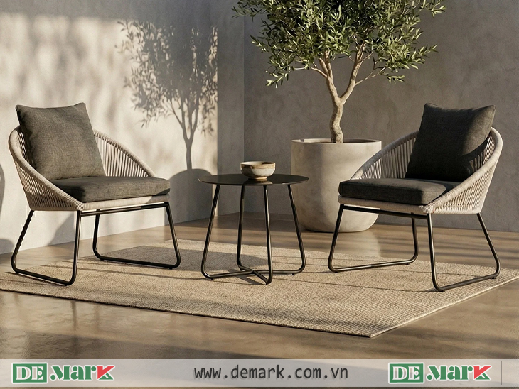 Nội thất ngoài trời sử dụng tại khu vực ven biển