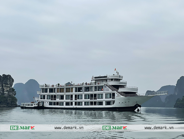 Nội Thất DeMark cung cấp Ghế Hồ Bơi Giả Mây cho du thuyền 5* Oasis Bay Party Cruise Halong Bay