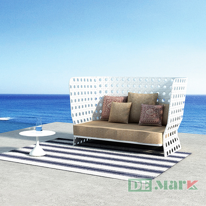 Sofa mây nhựa