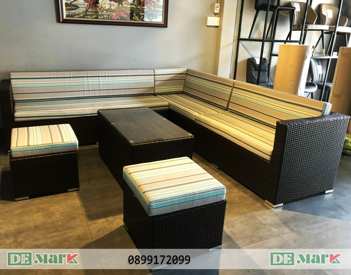 Bộ Sofa Nhựa Giả Mây MT133