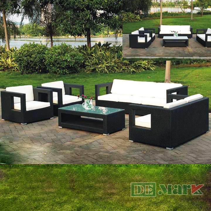 Sofa nhựa giả mây