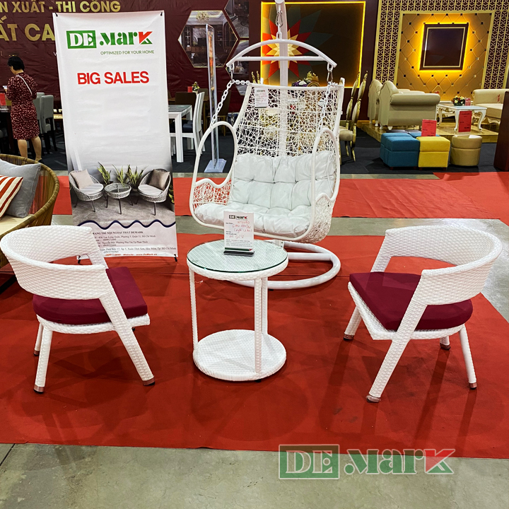 Bàn ghế giả mây